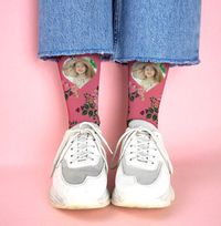 Tap to view Young Hearts Mothers Day Novelty Photo Socks
