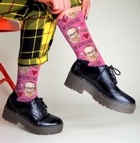 Tap to view Personalised Boyfriend Novelty Photo Socks