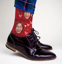 Personalised Girlfriend Photo Socks