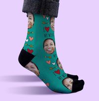 Tap to view Personalised Wife Novelty Photo Socks