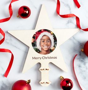 Personalised Photo Tree Topper