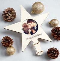 Couples Photo Tree Topper
