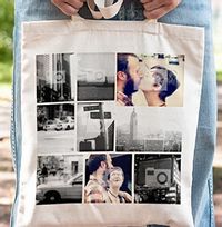 Polaroid Collage Tote Bag