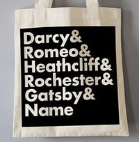 Tap to view Romantic Heroes Personalised Tote Bag