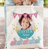 Happy Easter Photo Tote Bag
