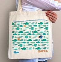Tap to view Finding Dory Personalised Shoal of Fish Tote Bag