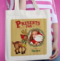 Rudolph Personalised Tote Bag