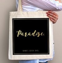 Glam Squad Paradise Personalised Beach Tote Bag