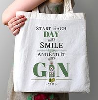 Tap to view Rhythm & Booze Personalised Gin Tote Bag