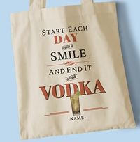 Rhythm & Booze Personalised Vodka Tote Bag