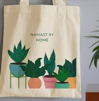 Tap to view Namast'ay Home Personalised Tote Bag