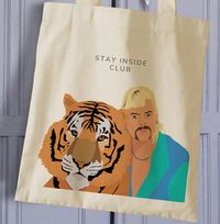 Stay Inside Club Personalised Tote Bag