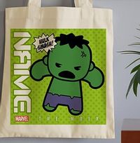 Tap to view Marvel Kawaii Tote Bag - Personalised The Hulk