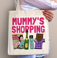 Tap to view Mummy's Shopping Personalised Tote Bag