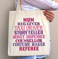 My Mum, My Hero Tote Bag