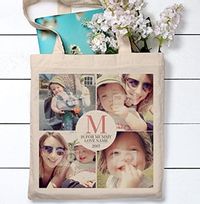M is for Mummy Multi Photo Tote Bag