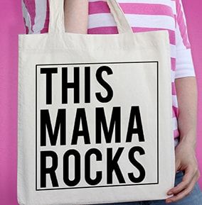 This Mama Rocks Personalised Tote Bag