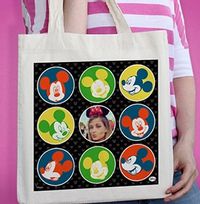 Tap to view Faces of Mickey Mouse Photo Tote Bag