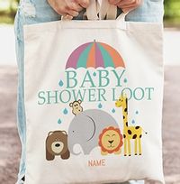 Baby Shower Loot Personalised Tote Bag