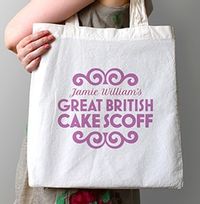 Great British Cake Scoff Personalised Tote Bag