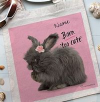 Tap to view Fluffy Bunny Born Too Cute Tote Bag
