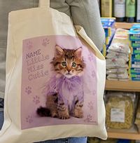 Kitten Little Miss Cutie Tote Bag - Rachael Hale