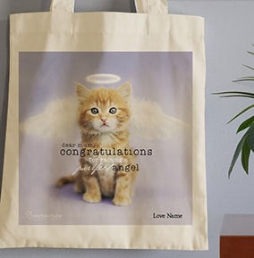 Purrfect Angel Tote Bag for Mum - Rachael Hale