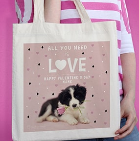 All You Need is Love  a Dog Tote Bag