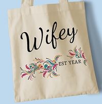Tap to view Wifey Personalised Tote Bag