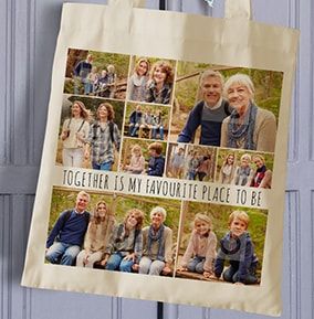 Favourite Place to Be Multi Photo Tote Bag