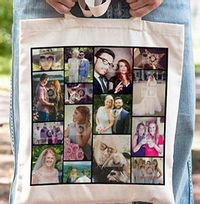 Tap to view 15 Photo Collage Tote Bag