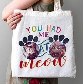 You Had Me At Meow Photo Tote Bag