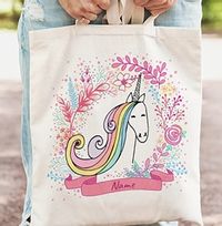 Tap to view Unicorn Personalised Tote Bag