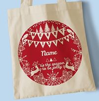 Tap to view Merry Christmas Personalised Tote Bag