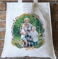 Tap to view Personalised Photo Wreath Tote Bag