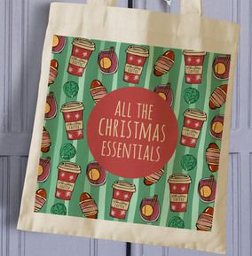 Christmas Essentials Personalised Tote Bag