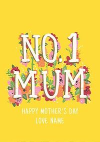 Tap to view No.1 Mum Mother's Day Card