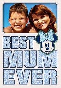 Minnie Mouse Mum From Son Photo Card