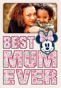Minnie Mouse Mum From Daughter Photo Card
