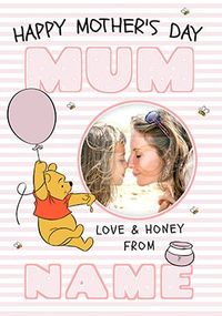 Winnie The Pooh Mother's Day From Daughter Card