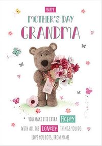 Tap to view Barley Bear - Grandma Personalised Card