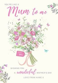 Tap to view You're like a Mum to me Personalised Card