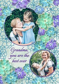 Grandma You Are The Best Ever Photo Mother's Day Card