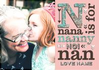 M is for Moments - Nan on Mother's Day