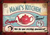 Tap to view Kitchen Bar Sign Poster - Cuppa