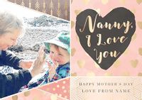 Tap to view All That Shimmers Photo Upload Mother's Day Card - Nanny