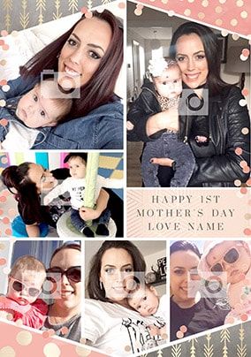 Happy 1st Mother's Day Multi Photo Card
