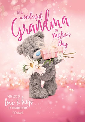 Wonderful Grandma On Mother's Day Personalised Card | Funky Pigeon