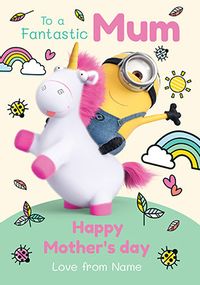 Tap to view Fantastic Mum Minions Mother's Day Card