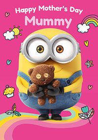 Minions - Mummy on Mother's Day Personalised Card